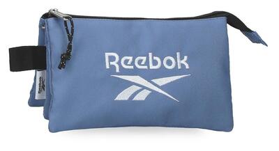 Astuccio tre scomparti unisex Reebok Boston 12cm Rosso