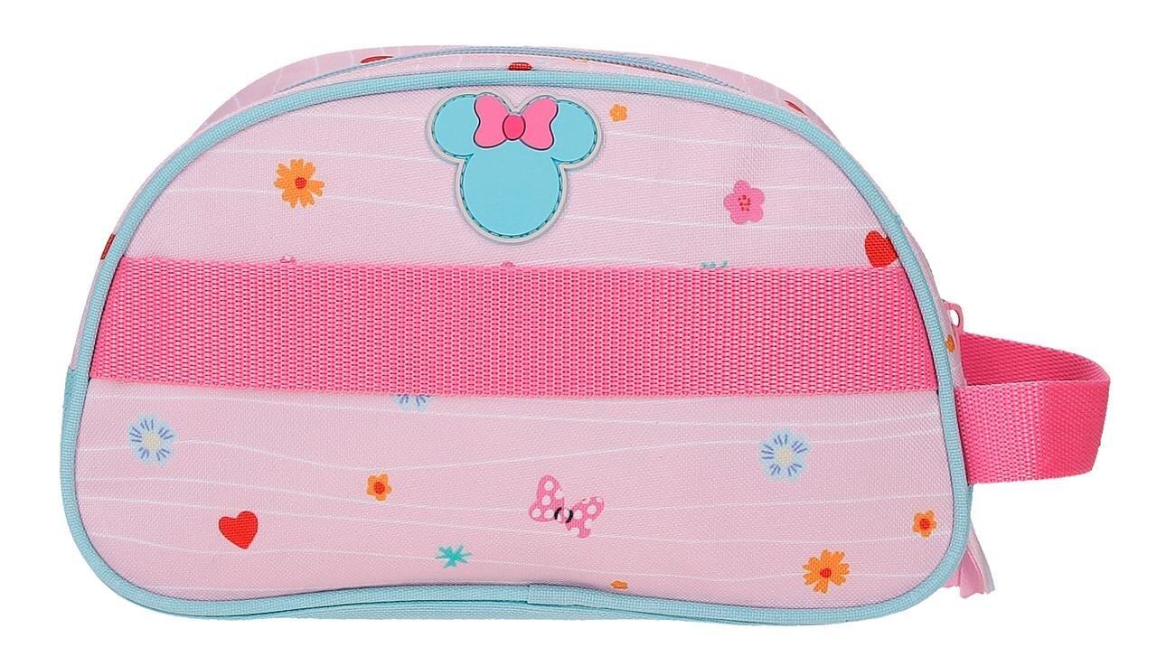 Necessaire Minnie happy to be me 24x14x10 cm rosa 2/5