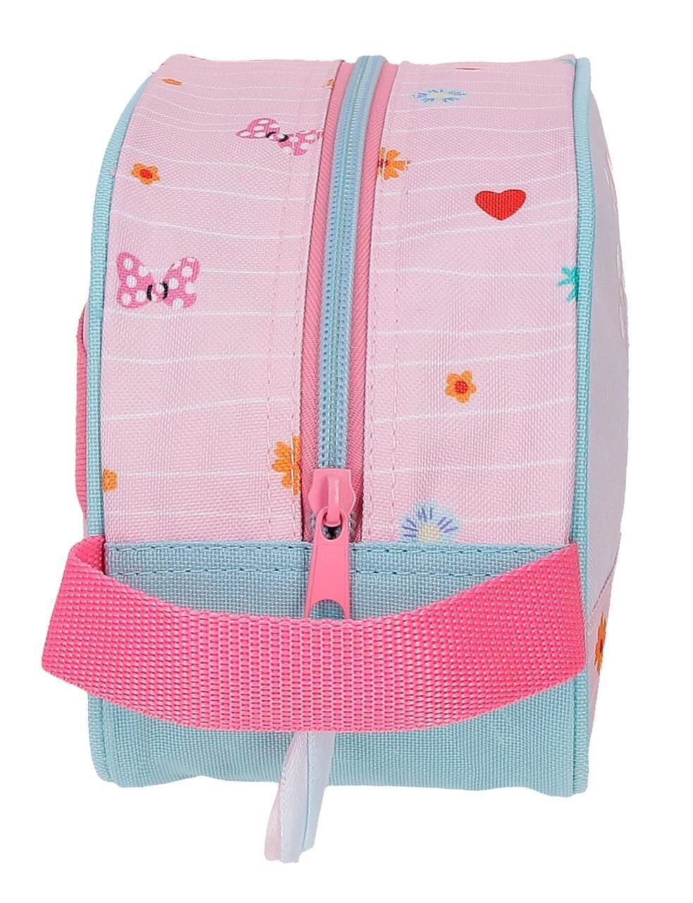 Necessaire Minnie happy to be me 24x14x10 cm rosa 4/5