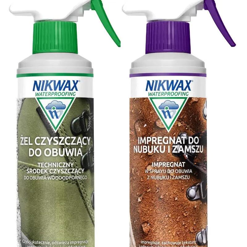Zestaw do obuwia Żel Czyszczący i Impregnat do Nubuku i Zamszu 2x300ml