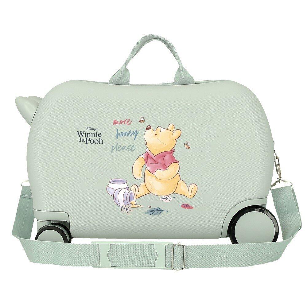 Mala infantil Ursinho Pooh ABS com capacidade de 24L menta 2/5