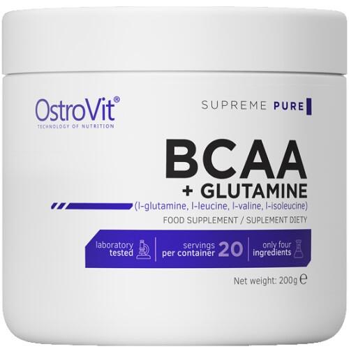 OstroVit BCAA + Glutamine 200g Unflavoured