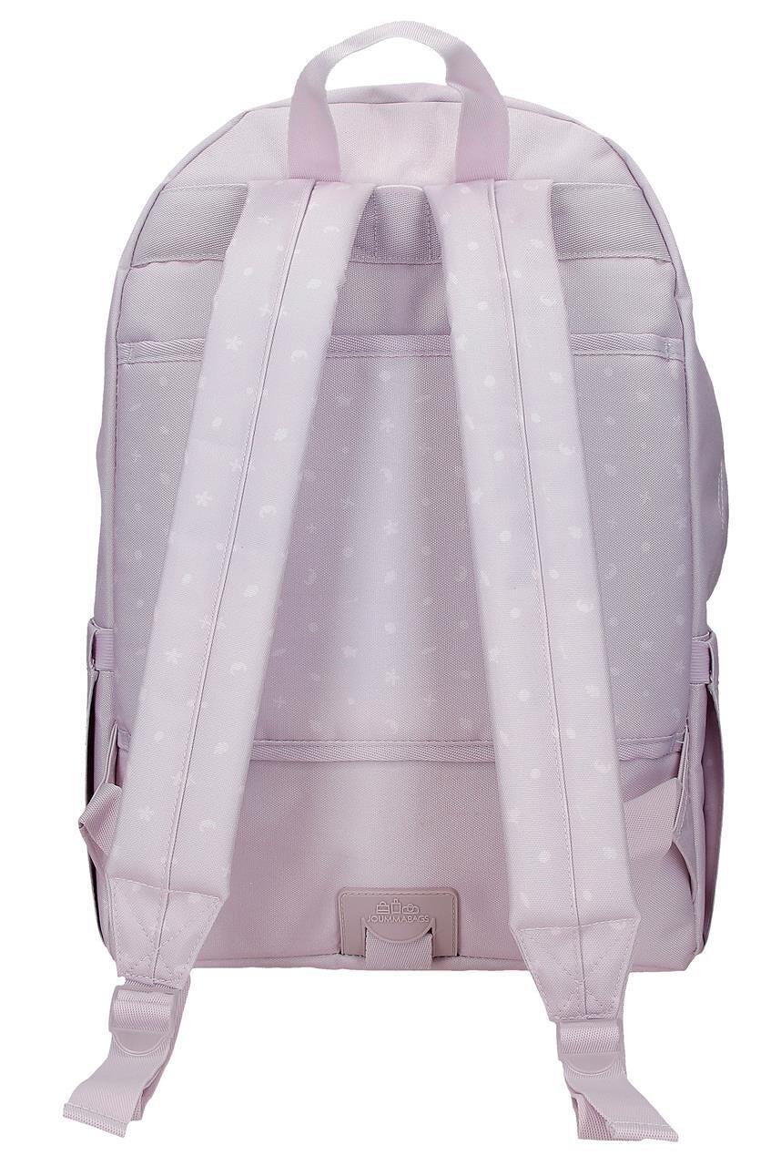 Mochila escolar adaptável a carrinho Stitch from Hawaii 32x44x15 cm nude 2/5