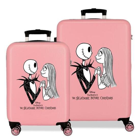 Set de valises Nightmare ABS avec une capacité de 91L nude