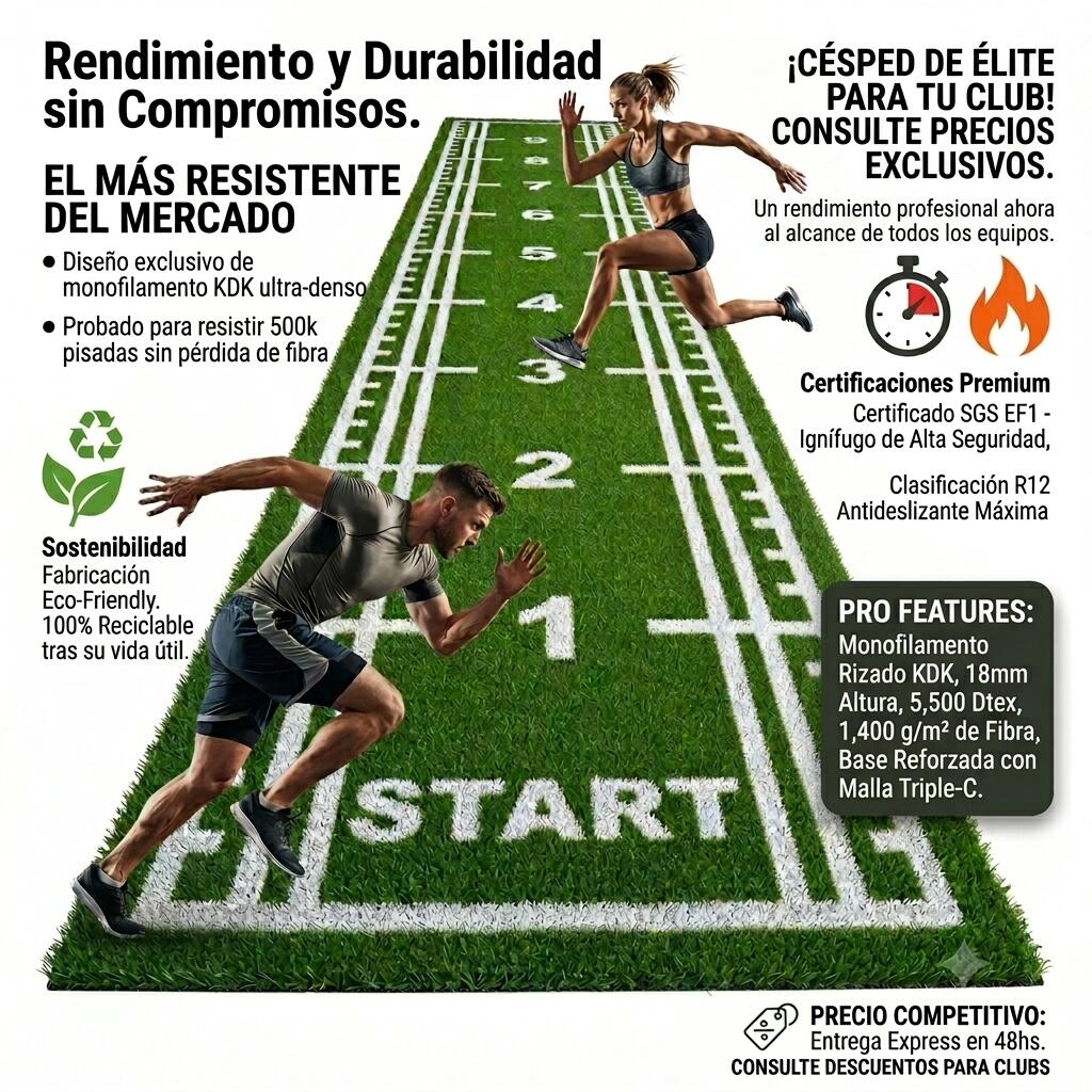 Césped Artificial 2x15 m Numerado Profesional Verde 3/3