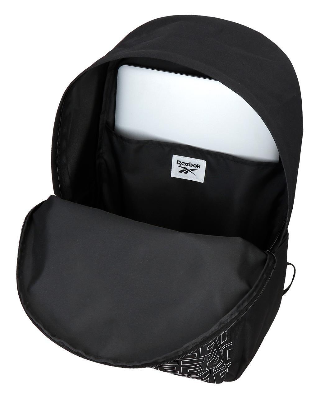 Mochila escolar Reebok Stockton 31x45x15 cm preto 3/5