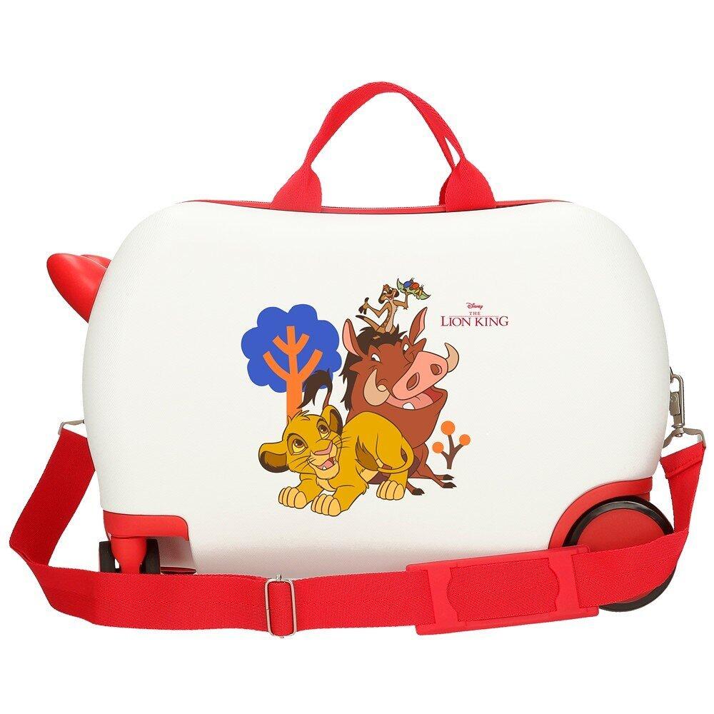 Mala infantil Simba & Friends ABS com capacidade de 24L branco 2/5