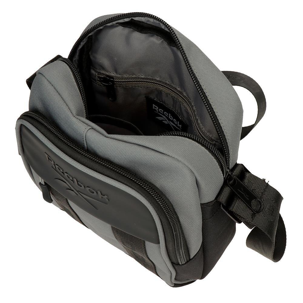 Bandolera Reebok Baltimore 17x22x8 cm gris 3/5