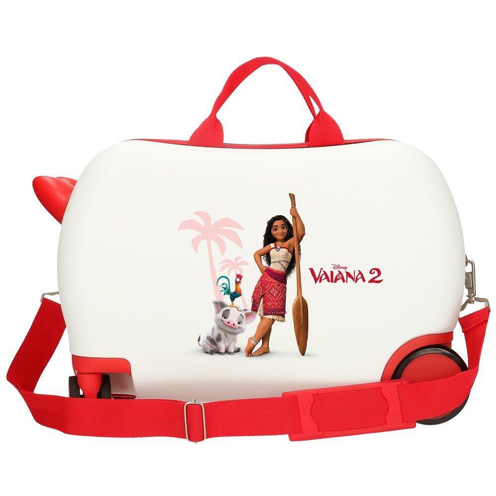 Valise enfant Vaiana and friends ABS avec une capacité de 24L blanc 2/5