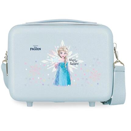 Trousse de toilette Frozen magic ice ABS avec une capacité de 9L bleu clair