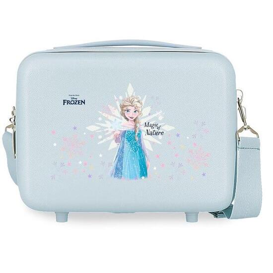 Trousse de toilette Frozen magic ice ABS avec une capacité de 9L bleu clair