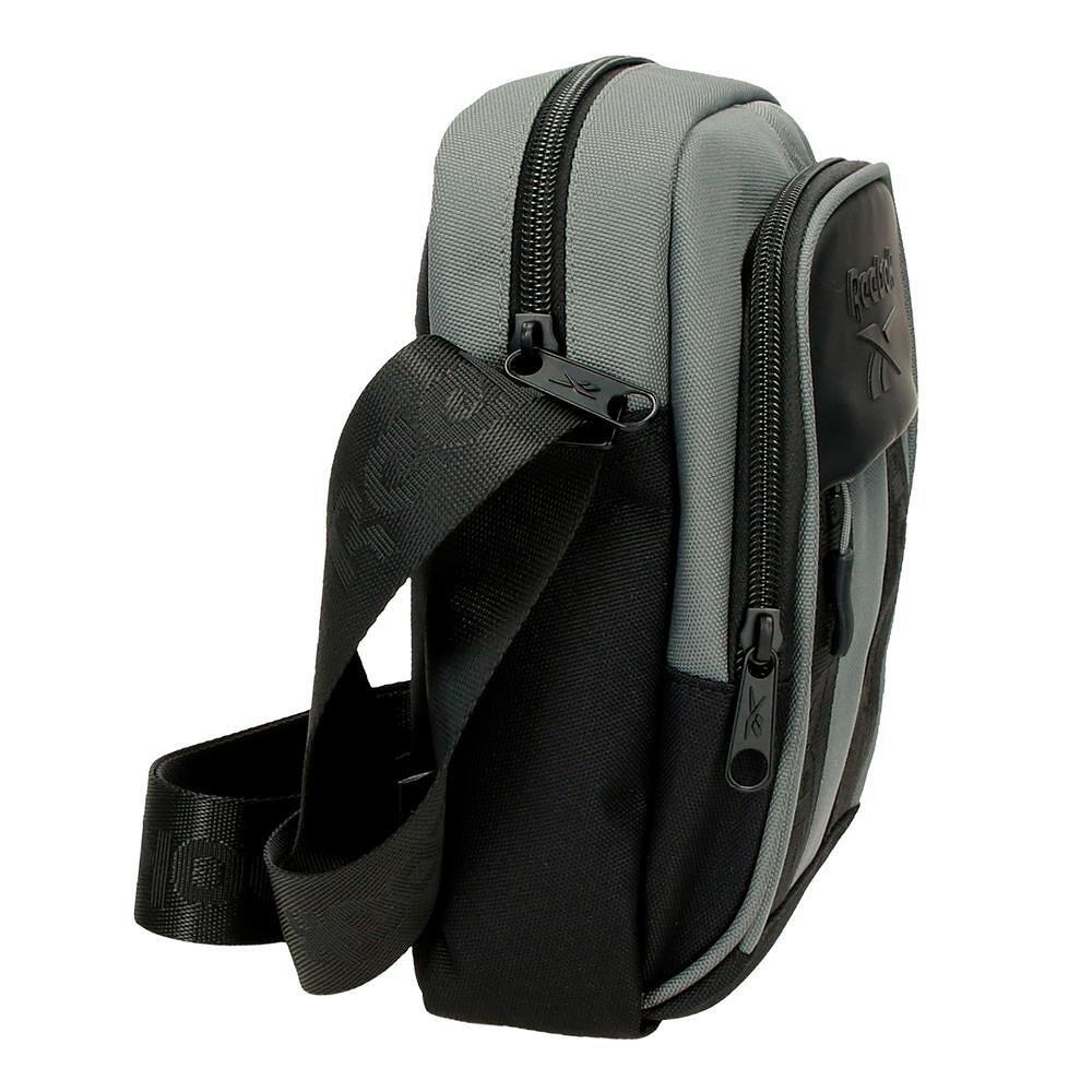 Bandolera Reebok Baltimore 17x22x8 cm gris 4/5
