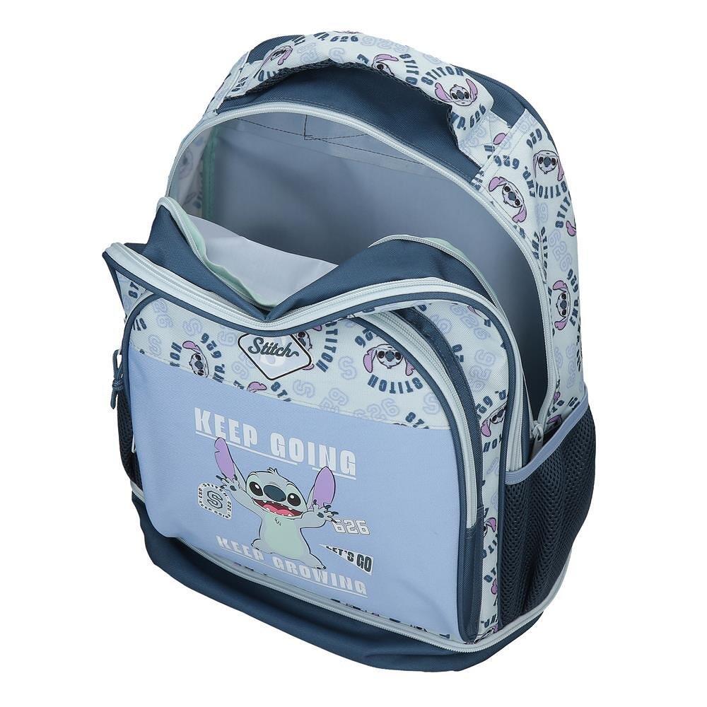 Mochila compacta desmontável Stitch keep going 32x45x21 cm marinho 3/5
