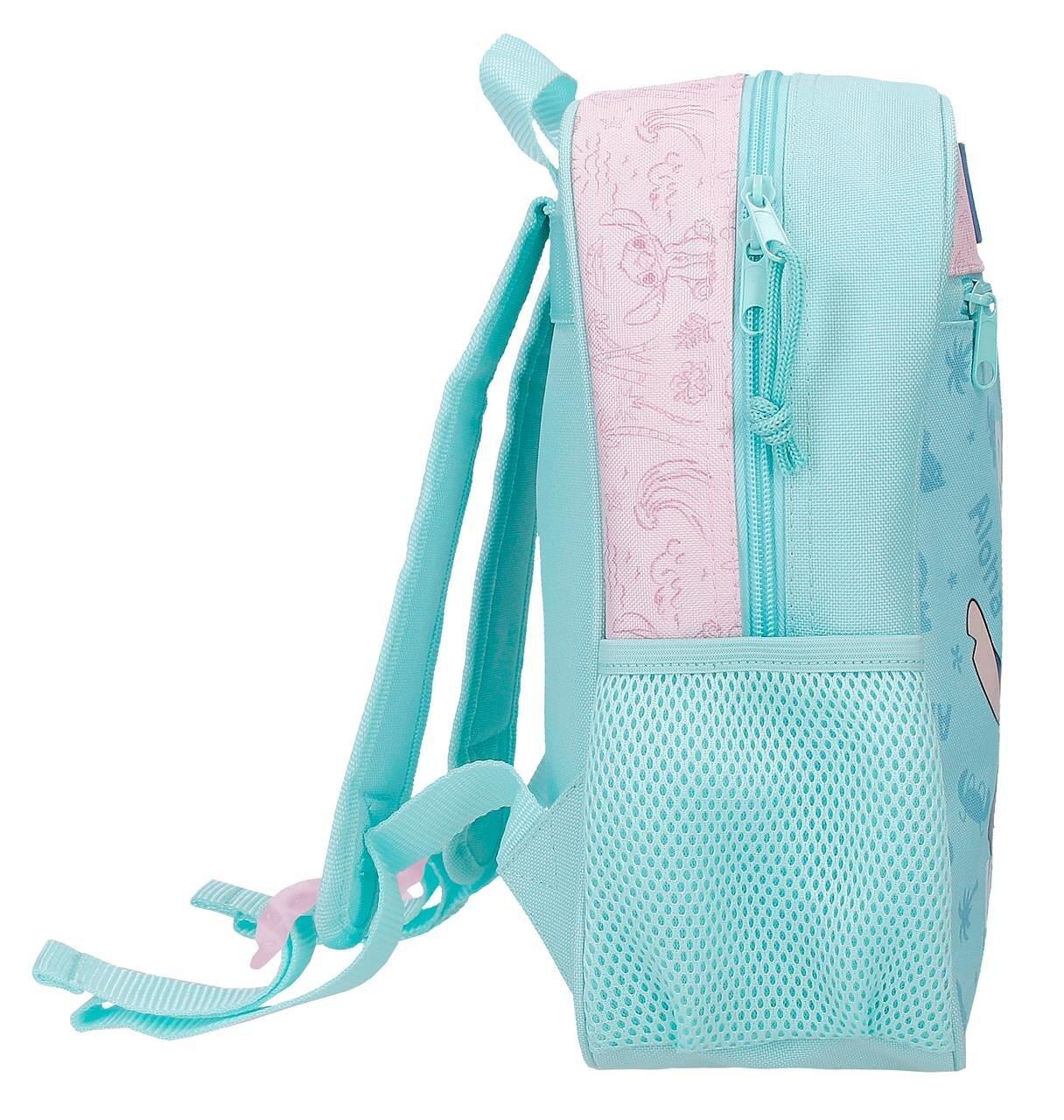 Mochila escolar Stitch Beach & love 23x28x10 cm turquesa 4/5