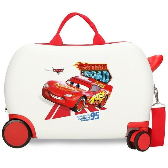 Valise enfant Cars Good mood ABS avec une capacité de 24L blanc