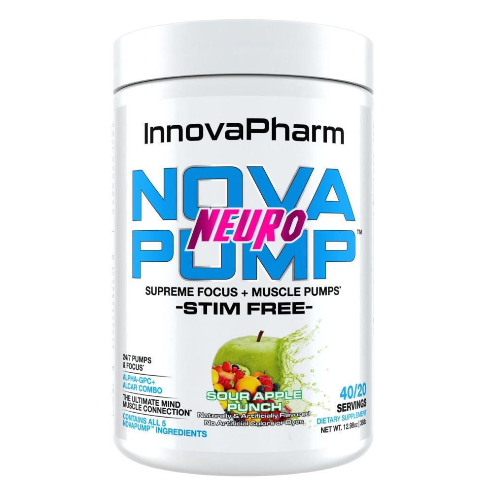InnovaPharm Nova Pump Neuro 40/20 Servings pink lemonade