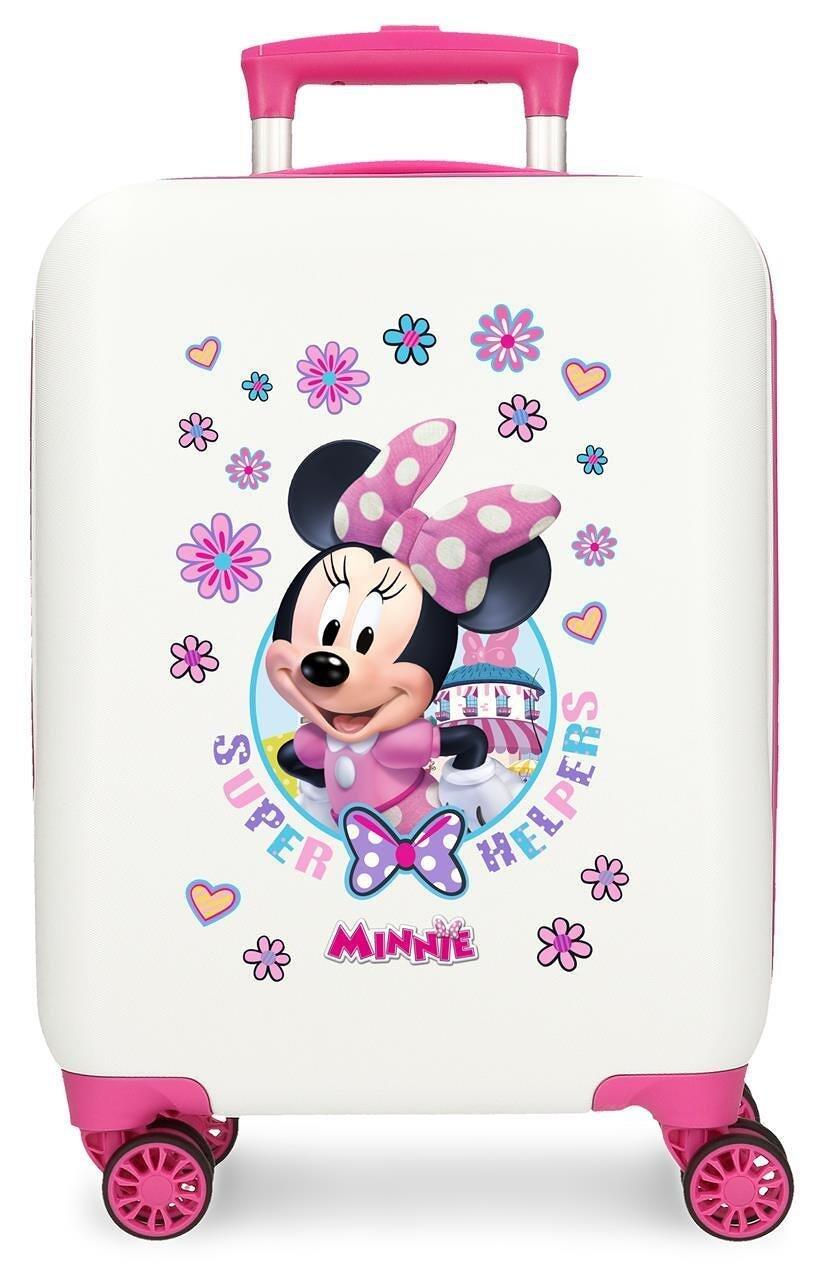 Valise cabine Minnie super helpers ABS avec una capacidad de 28L blanc 1/5