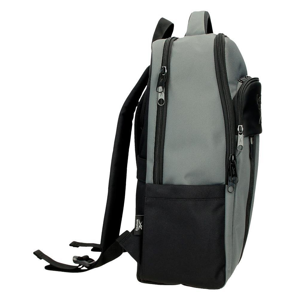 Mochila porta ordenador Reebok Baltimore 30x42x14 cm gris 4/5