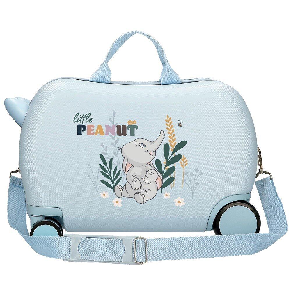 Mala infantil Dumbo Before the bloom ABS com capacidade de 24L azul claro 2/5