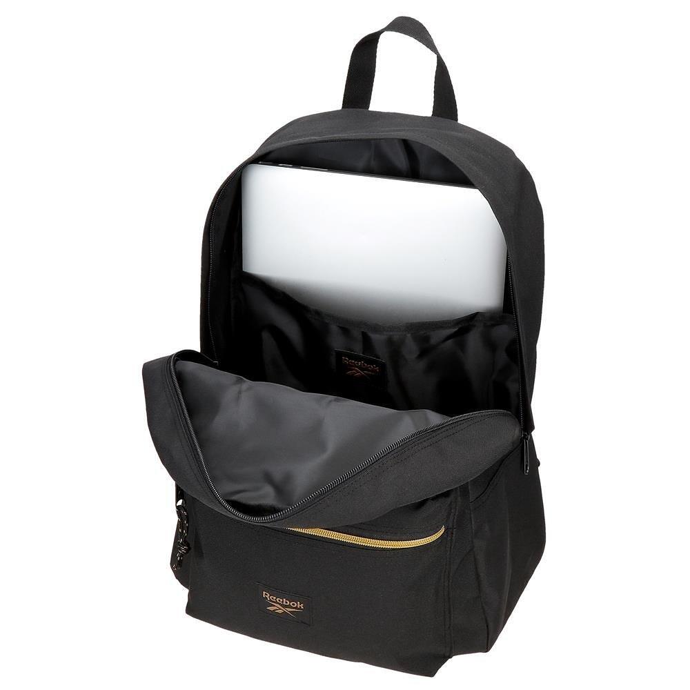 Mochila casual Reebok Gold 34x43x15 cm preto 3/5