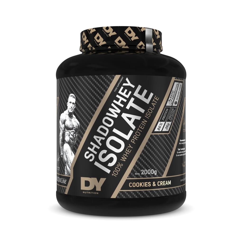 Dorian Yates Shadowhey Isolate 2000g + FREE Shaker cookies & cream