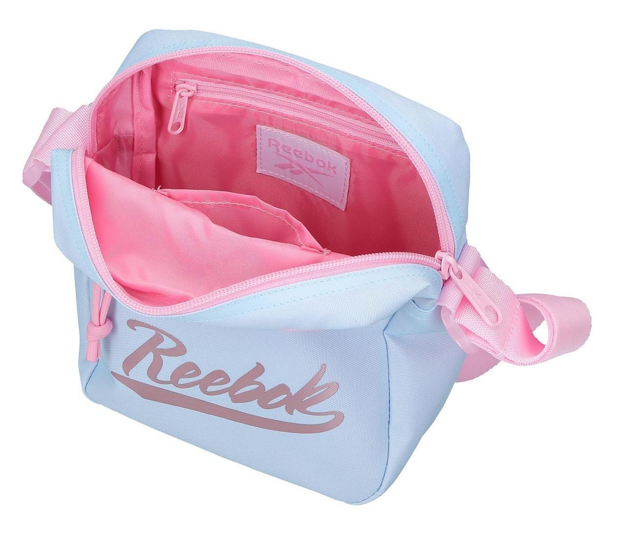 Bolsa tiracolo Reebok Monroe 17x21x7 cm azul claro 3/5