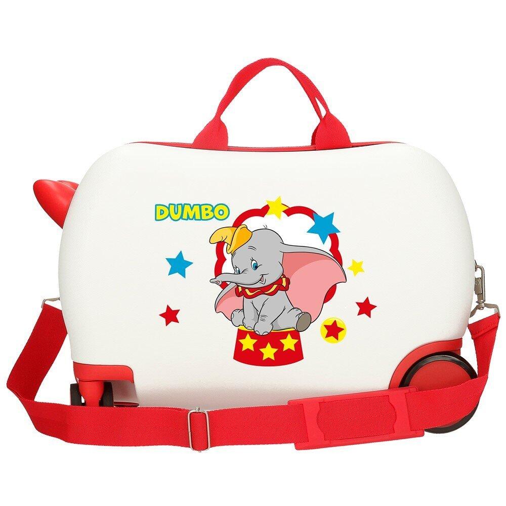 Valise enfant Dumbo circus ABS avec une capacité de 24L blanc 2/5