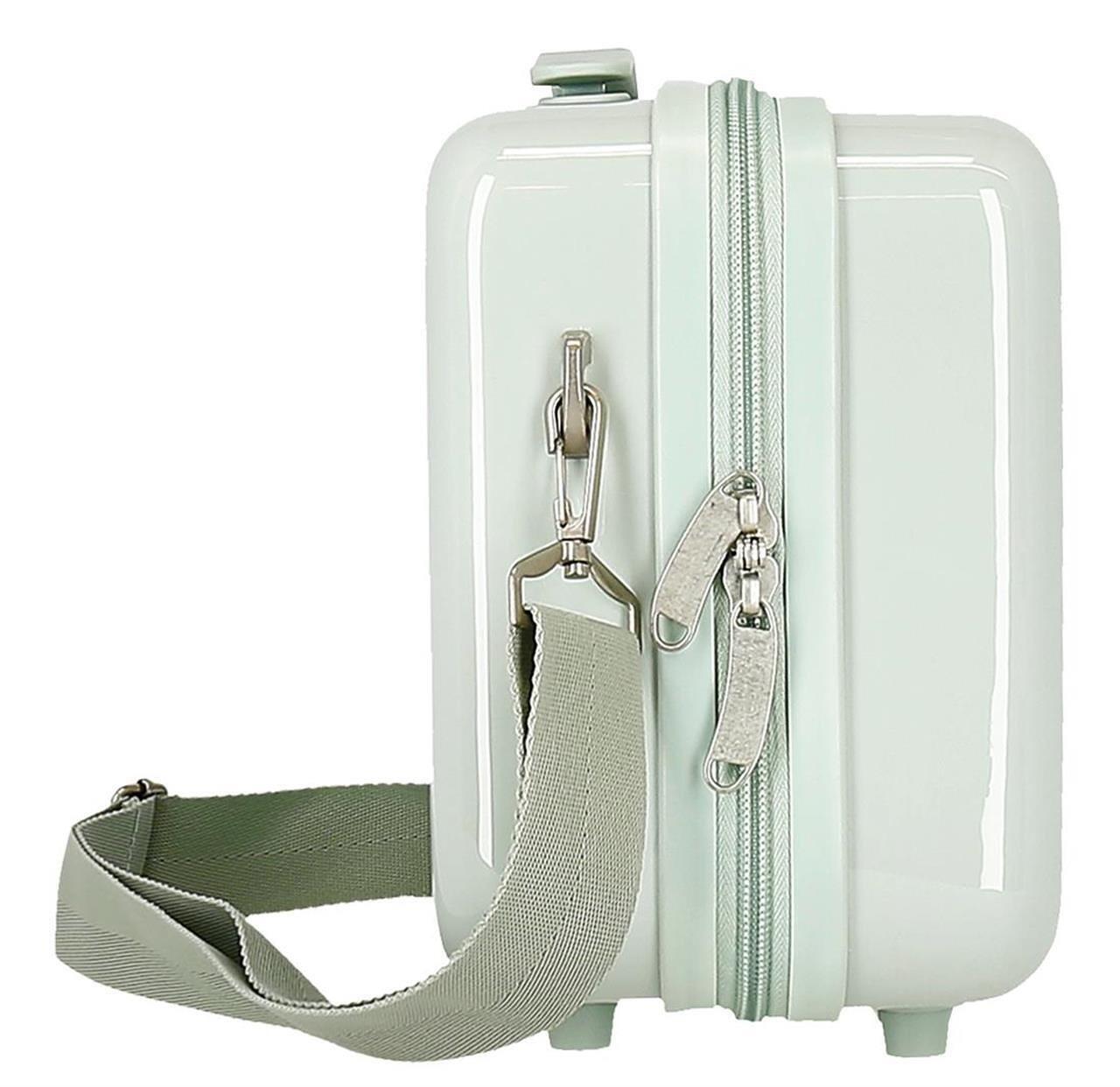 Necessaire Minnie wild nature ABS com capacidade de 9L menta 5/5