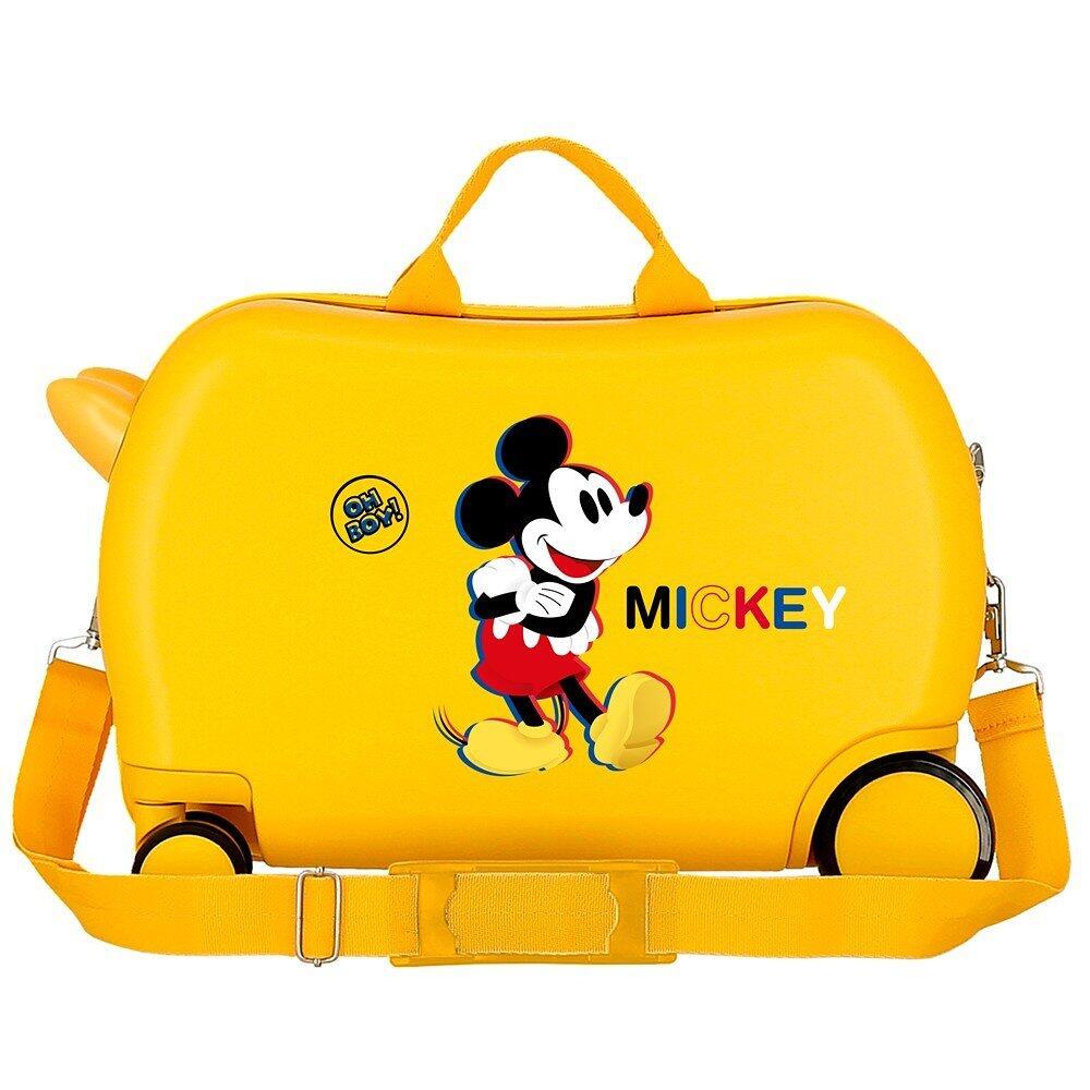Mala infantil Mickey 3D ABS com capacidade de 24L ocre 2/5