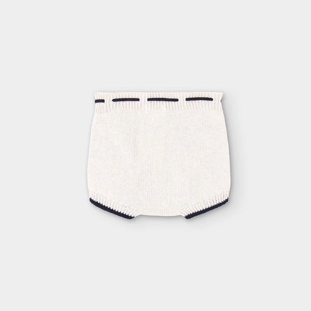 Pantalones de verano de senderismo bebé boboli blanco 2/4