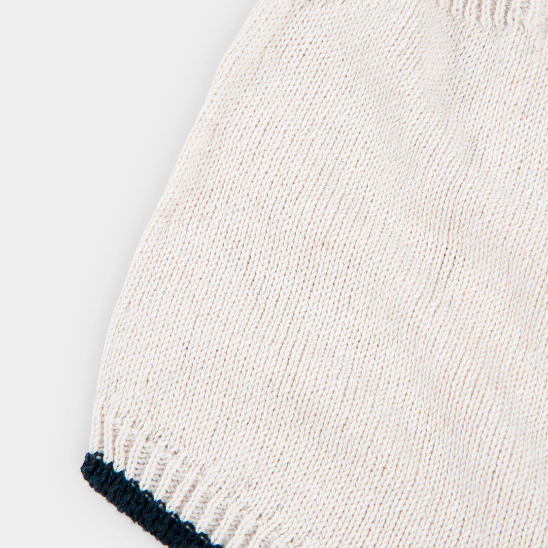 Pantalones de verano de senderismo bebé boboli blanco 4/4