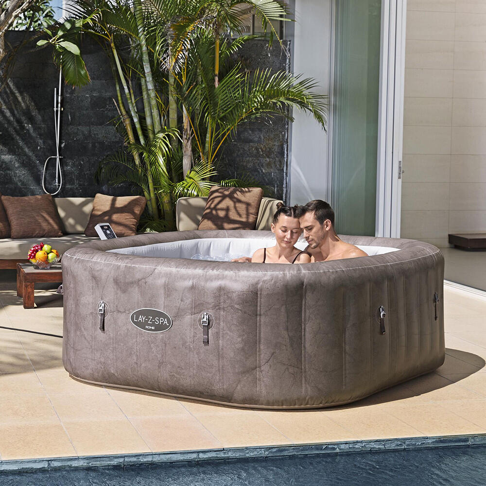 Bestway 6001K Minipiscina idromassaggio gonfiabile Lay-Z-Spa Rome AirJet 10/10