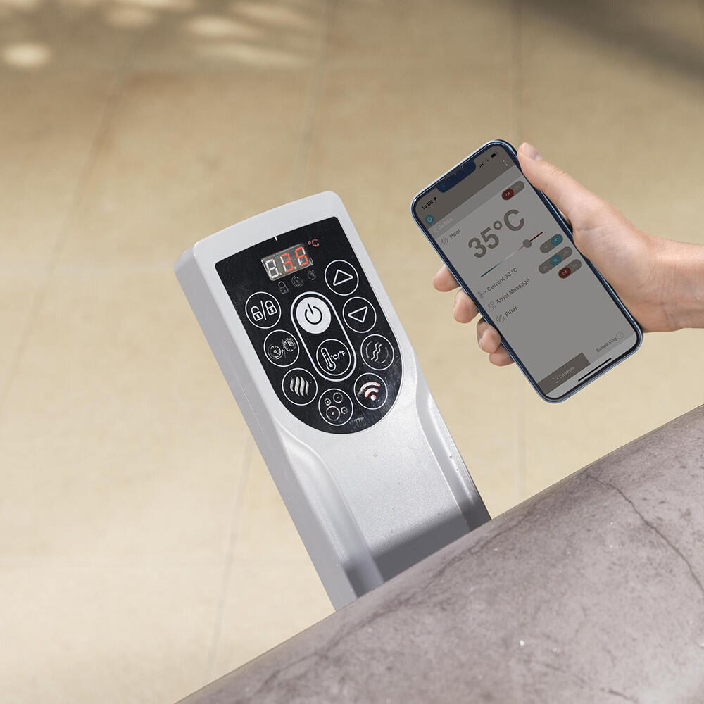 Bestway 6001K Minipiscina idromassaggio gonfiabile Lay-Z-Spa Rome AirJet 9/10