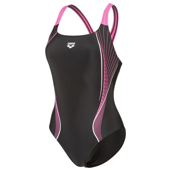 W Arena Swimsuit Control Pro Back B - black/shocking pink