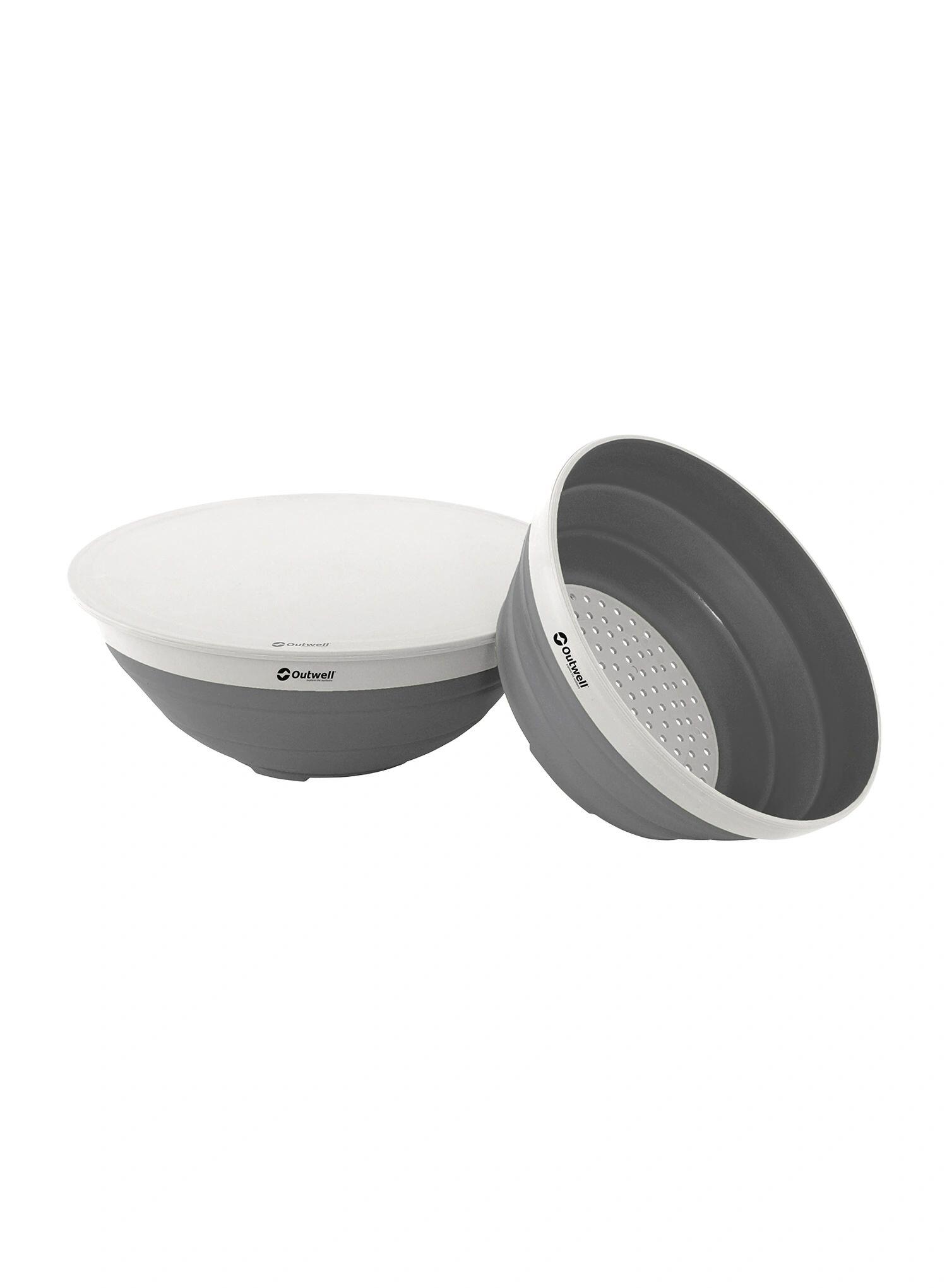 Zestaw naczyń Outwell Collaps Bowl & Colander Set - grey mist 3/7