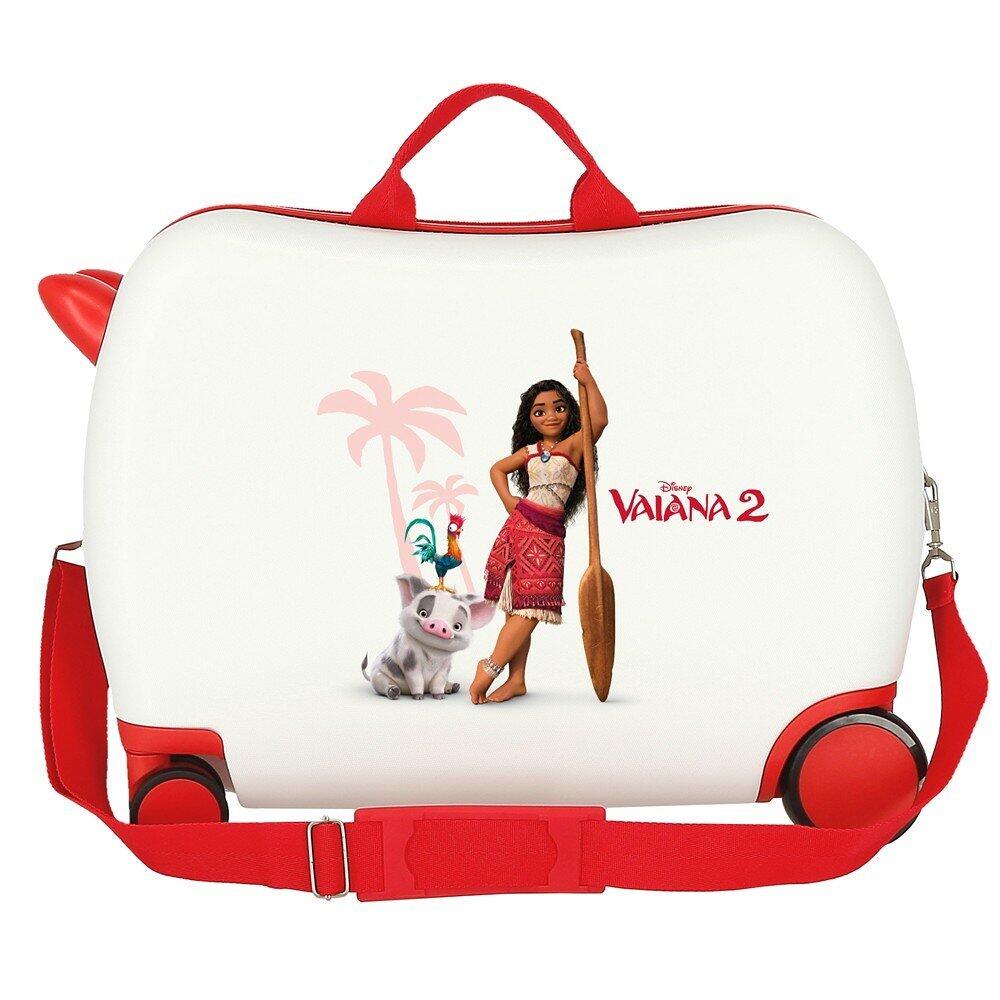 Valise enfant Vaiana and friends ABS avec une capacité de 38L blanc 2/5