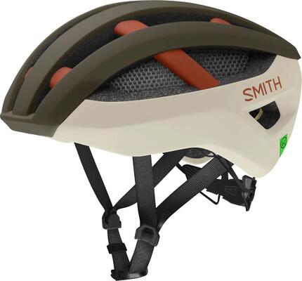 Casque Route Smith Network Mips Beige/Marron