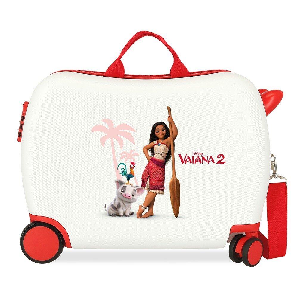 Valise enfant Vaiana and friends ABS avec une capacité de 38L blanc 1/5