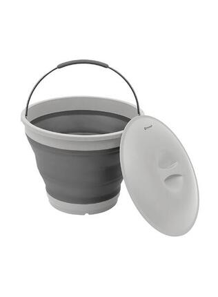 Wiaderko Outwell Collaps Bucket Round w Lid - grey mist