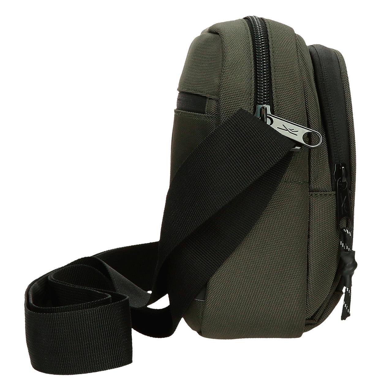 Bolsa tiracolo Reebok Houston 15x20x6 cm caqui 4/5