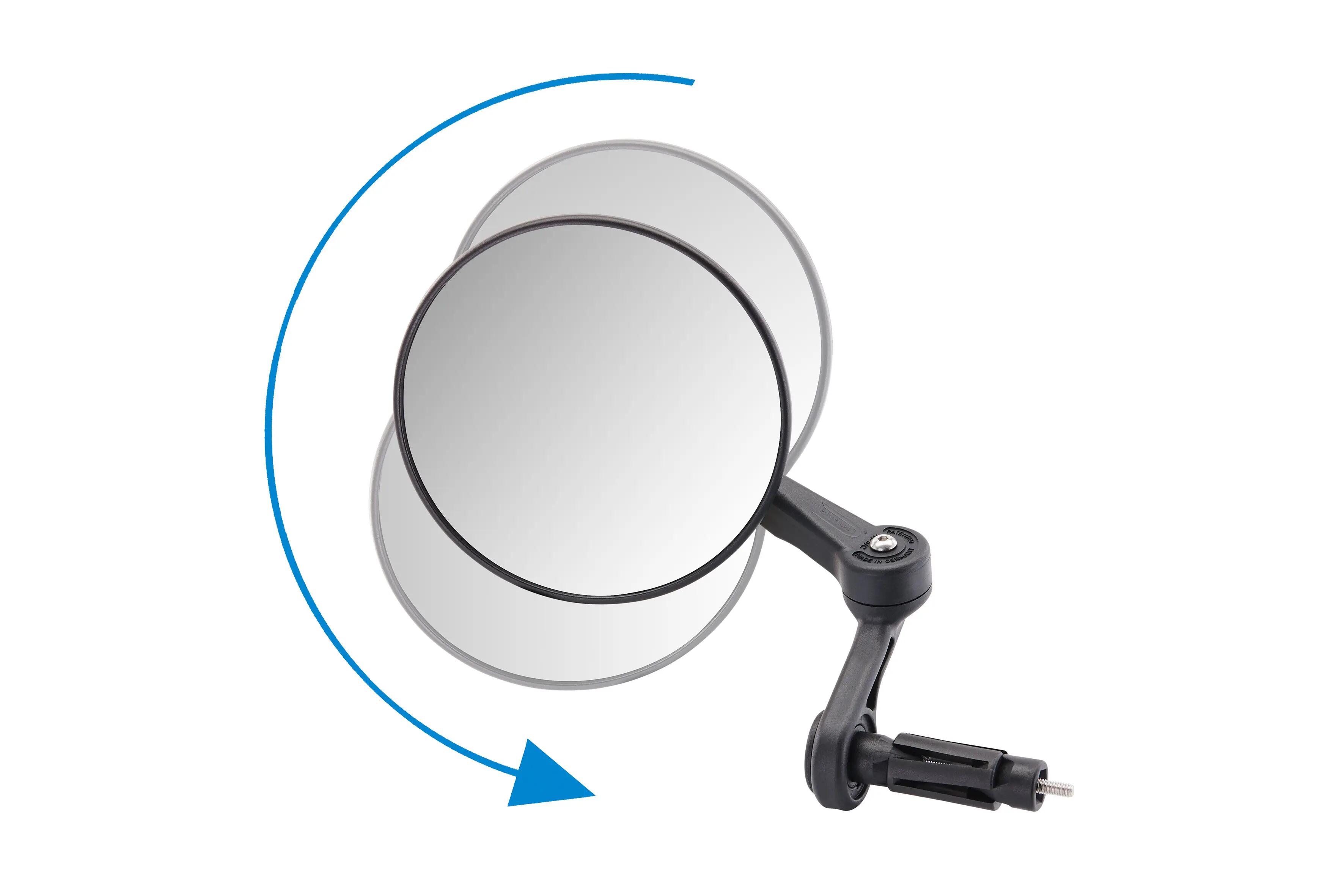 Krampe spiegel KF1 type B Ø=103mm binnenklem links/rechts E-25 inklapbaar sch... 3/5