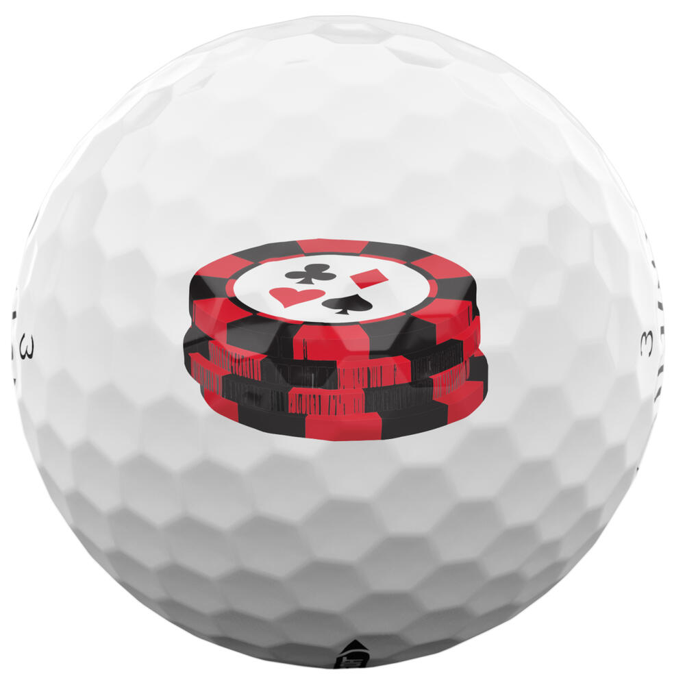 Callaway Supersoft 12 Pub Logo Balls, palline da golf con logo 3/7