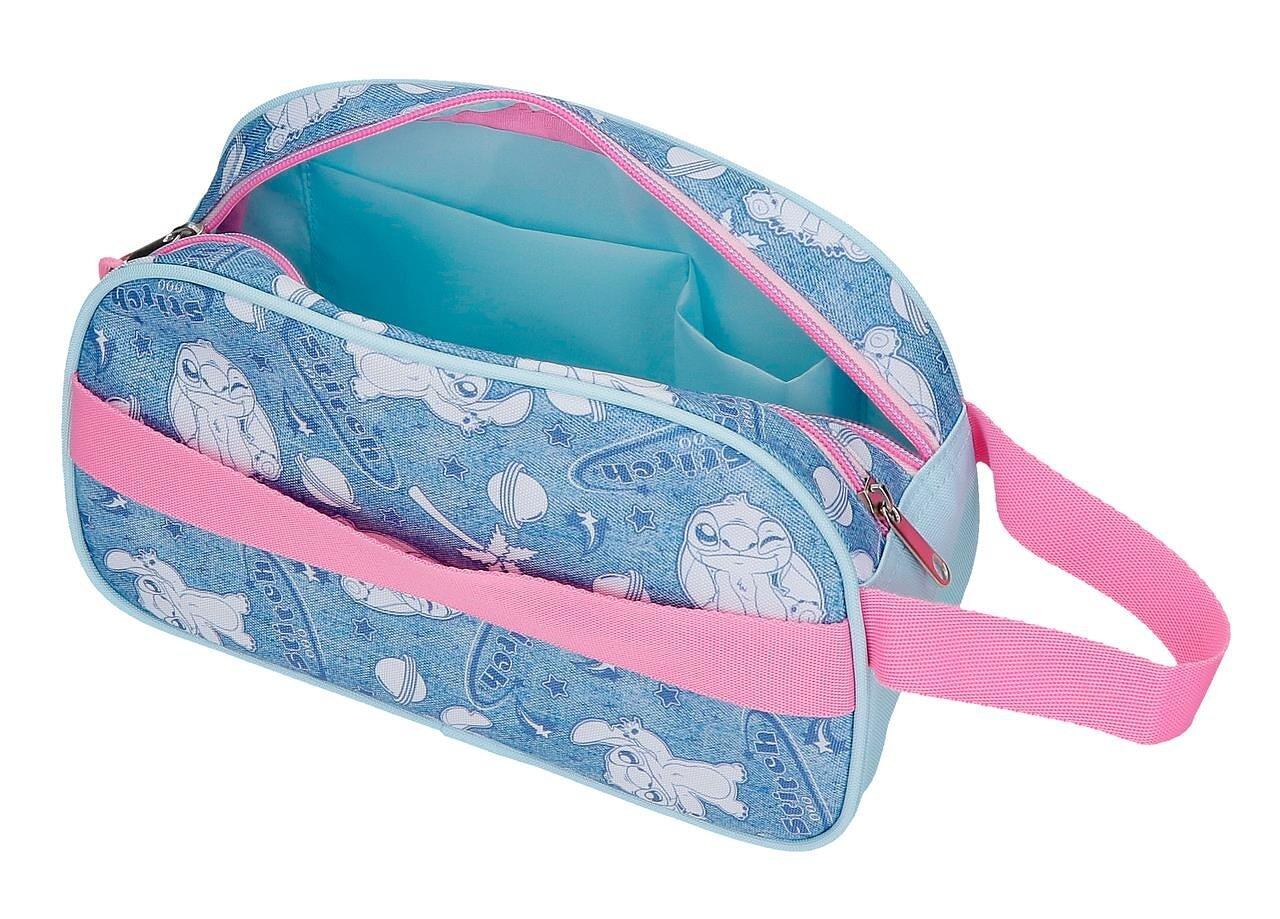 Necessaire Stitch Hearts 26x16x11 cm denim 5/5