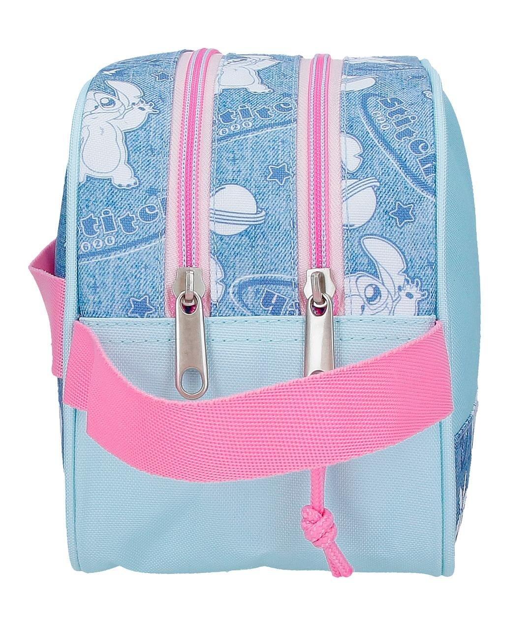 Necessaire Stitch Hearts 26x16x11 cm denim 4/5