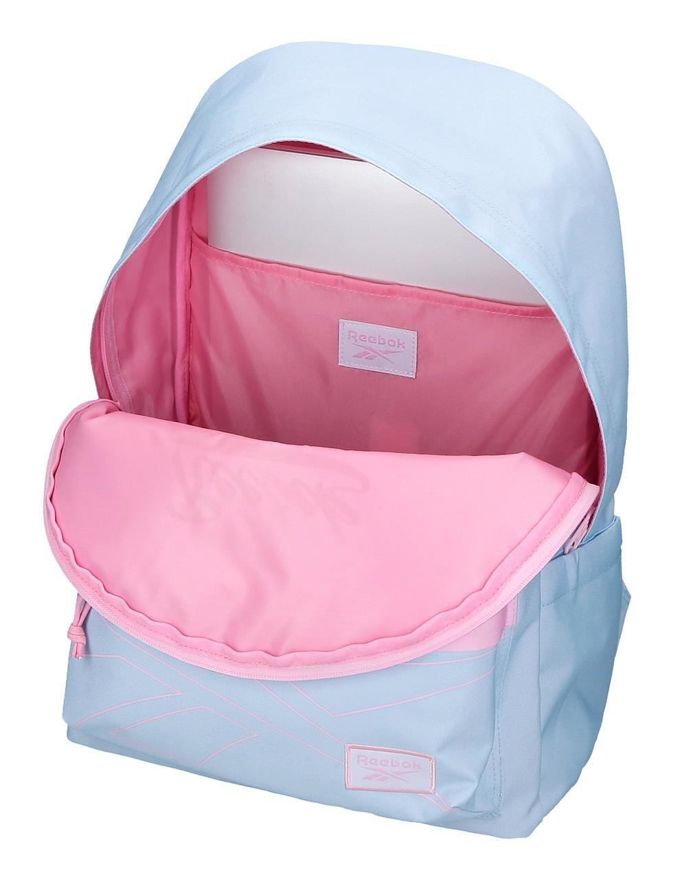 Mochila escolar Reebok Monroe 31x45x15 cm azul claro 3/5
