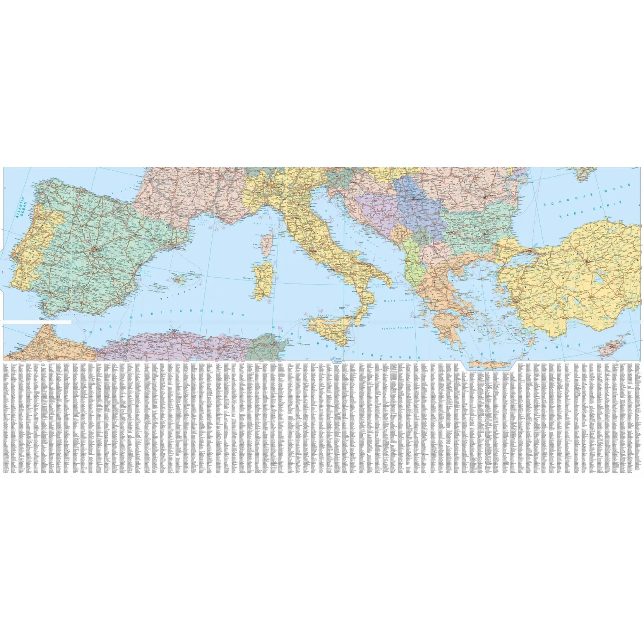 Európa Comfort térkép (laminált) 3/5