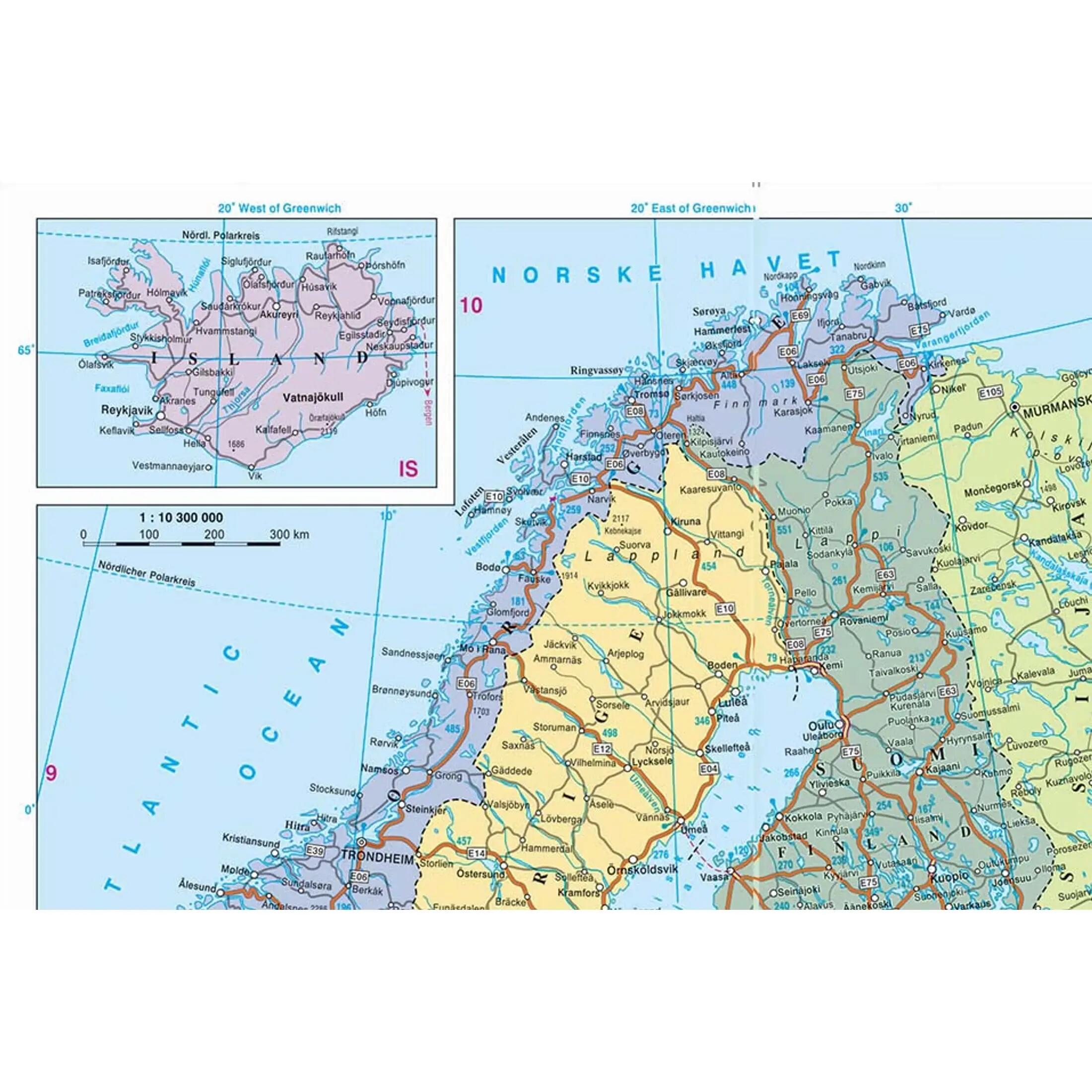 Európa Comfort térkép (laminált) 5/5