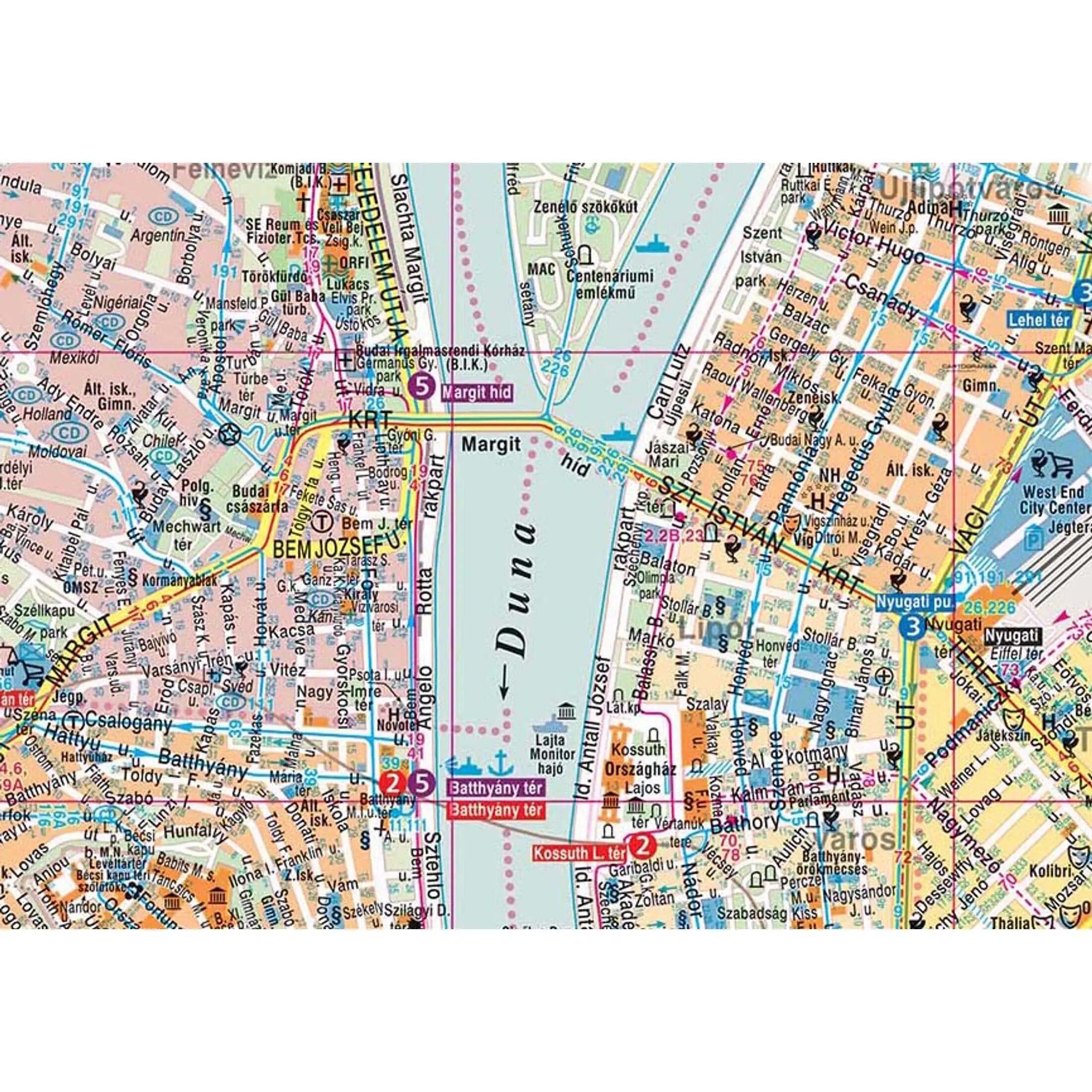 Budapest Extra (keményborítós) térkép 4/6