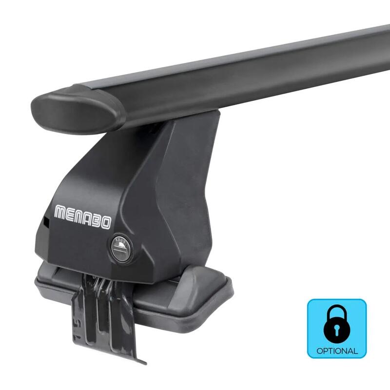Bare transversale Menabo Omega Plus Black pentru Fiat Panda III 5 uși 2012+