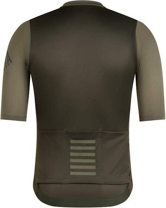 Maillot manches courtes Rapha Pro Team Training Jersey Kaki Homme 2/2